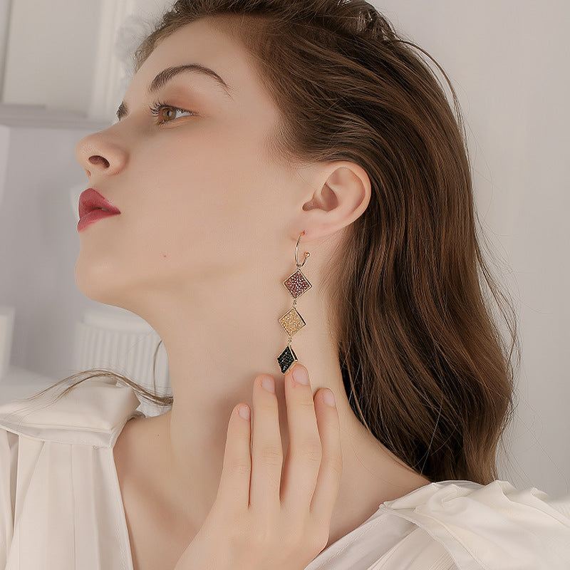 GEOMETRIC ATMOSPHERIC EARRING