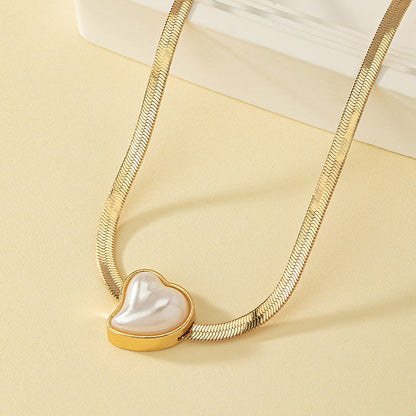 SNAKE BONE PEARL NECKLACE